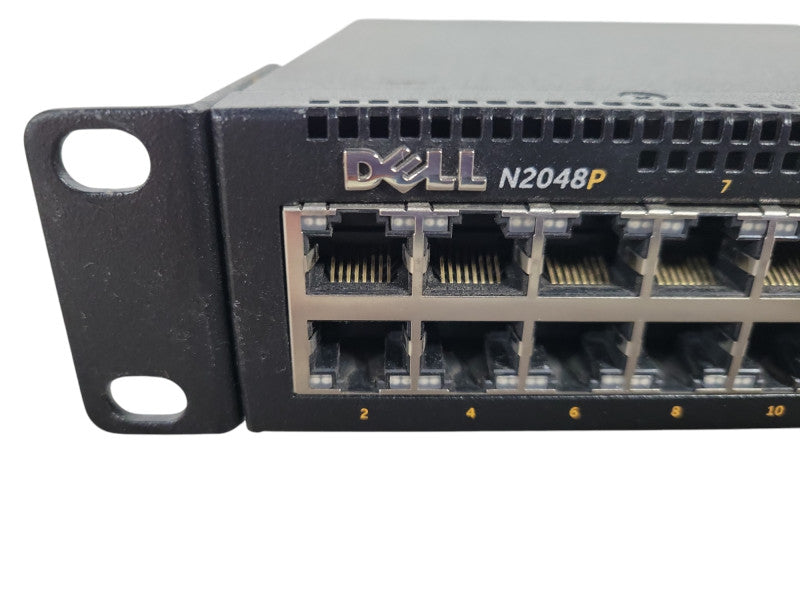 Dell N2048P, 48-Port Gigabit PoE+ 2x 10G SFP+ Network Switch !