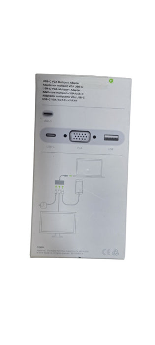 Genuine Apple USB-C to VGA Multiport Adapter| Model MJ1L2AM/A-(A1620) Factory Sealed Q