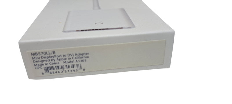 Genuine Apple A1305 Thunderbolt Mini Display Port to DVI Cable Monitor Adapter Q