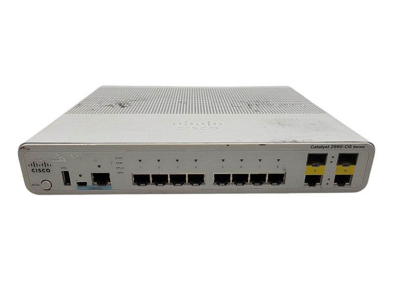 Cisco WS-C2960CG-8TC-L 8 Port Gigabit Ethernet Network Switch Q$