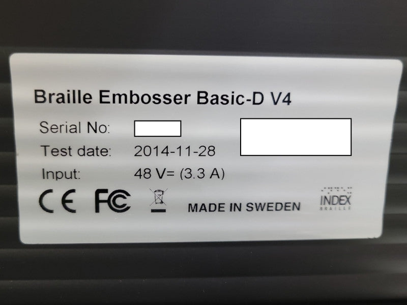 Index Braille Printer Basic-D V4, READ Q_