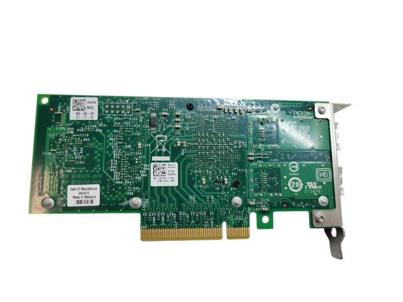 Dell 0942V6 942V6 Intel X520-DA2 Dual Port 10Gb SFP+ PCIe Server Adapter LP %