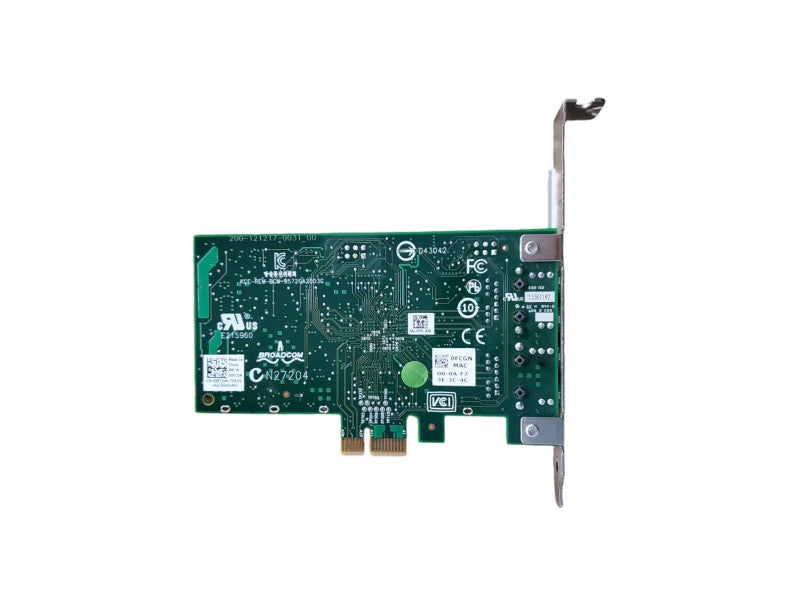 Dell Broadcom N27204 Dual Port Ethernet Card High Profile Dell | 00FCGN
