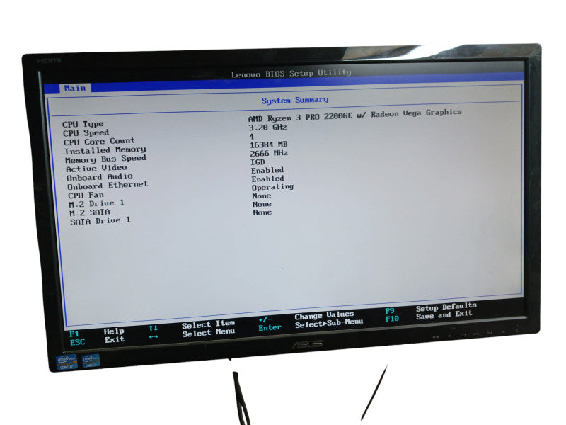 Lenovo ThinkCentre M715q Ryzen 3 Pro 2200GE 16GB DDR4