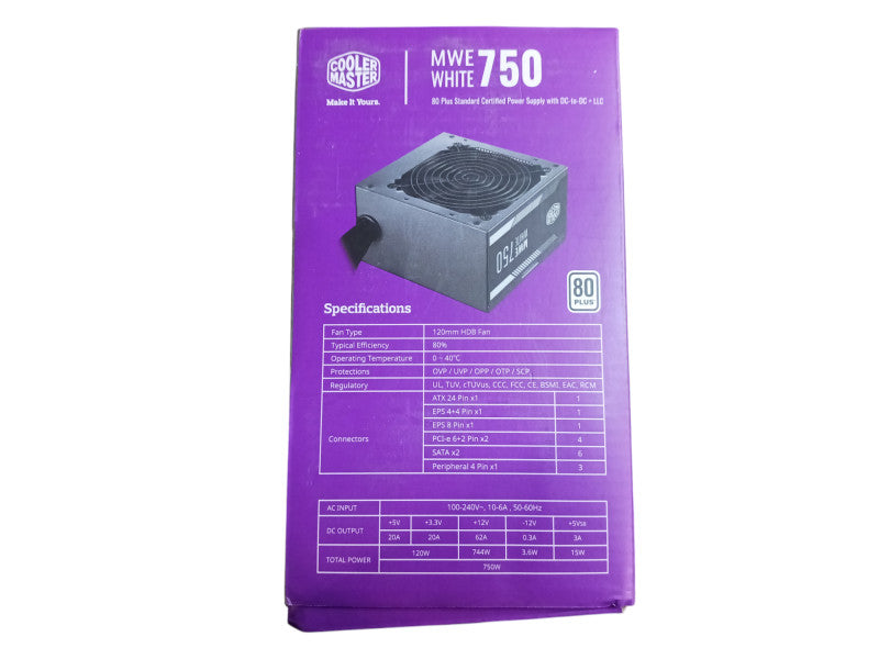 Cooler Master MWE 750 WHITE