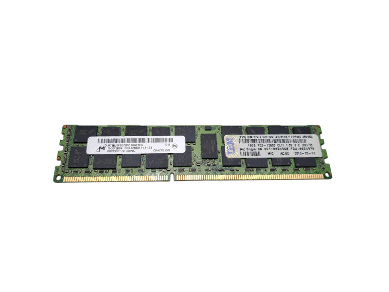 Micron 16GB 2RX4 PC3-12800R | DDR3 Server Memory Q