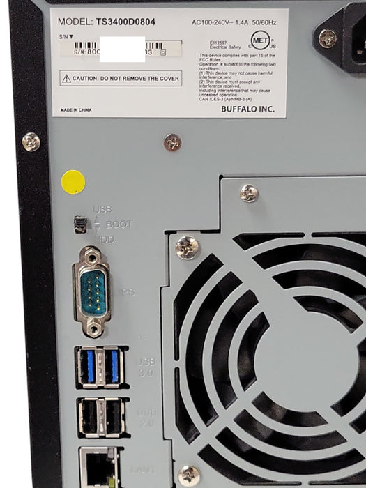 Buffalo TeraStation TS3400D0804 4-Bay NAS No HDD, w/ 4x HDD Trays, Read _