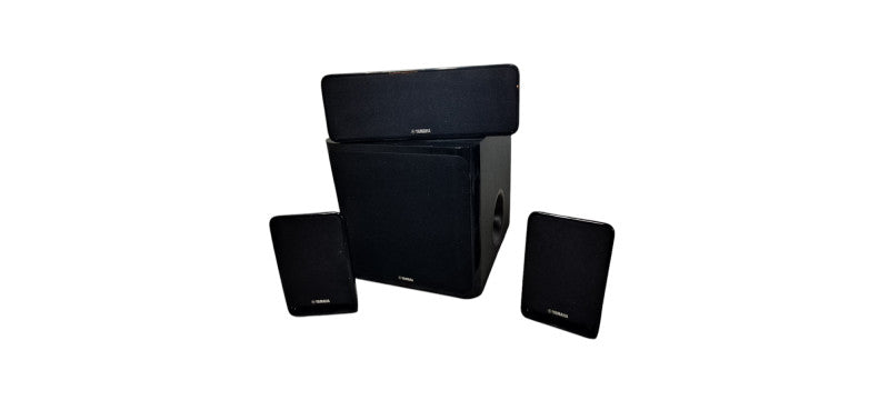 Yamaha Sound Set: 1xSubwoofer Speaker NS-SW20 & 2x NS-B20 , 1x NS-C20 Side & Center Speakers