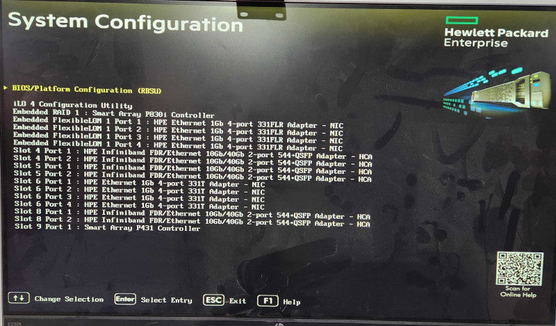 HP DL580 Gen9 4U , 4x E7-8880 V3 2.30Ghz, 256GB DDR4, P830i, 2x PSU, No HDD