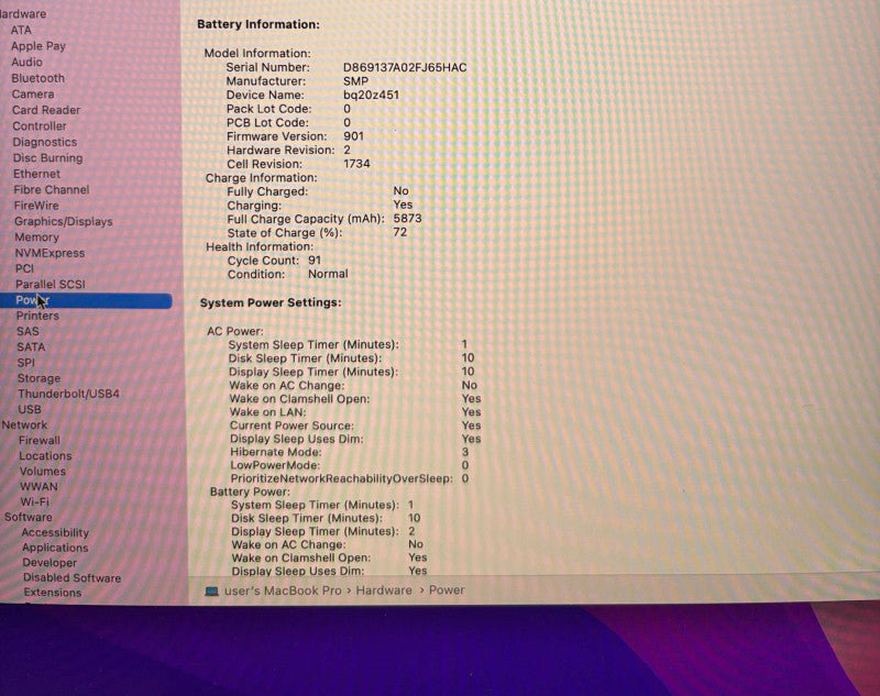 Apple MacBook Pro 15" 2019 Touch Bar i9-9880H RADEON PRO 560X 16GB RAM 512SSD
