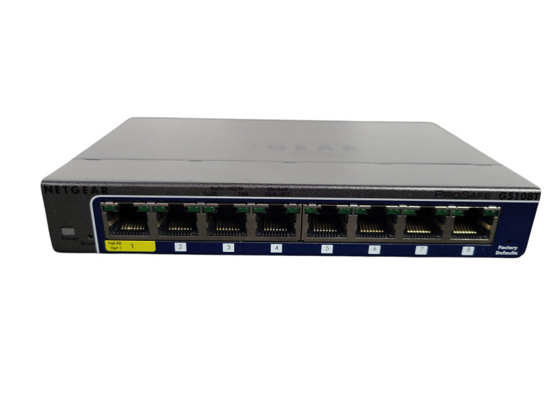 NETGEAR ProSafe GS108Tv2 GS108T Smart Switch 8-Port Gigabit !