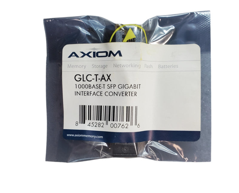 Axiom GLC-T-AX 100Base-T SFP Gigabit Interface Converter | New Q