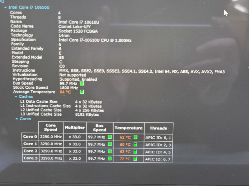 Dell Latitude 7410| i7 10610U| 16GB DDR4| 256GB SSD NO BATTERY β Lap200