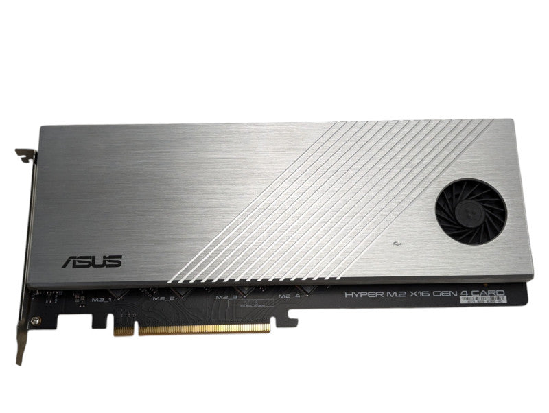 ASUS Hyper M.2 X16 Gen 4 Card 4x M.2 NVMe Drive Support  -