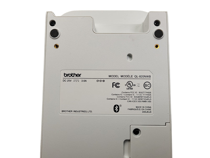 Brother QL-820NWB Direct Thermal Label Printer With AC Adapter $