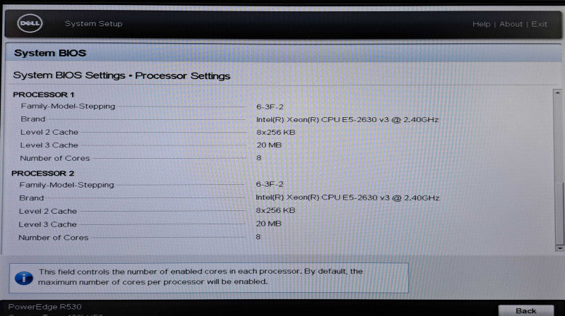 Dell R530 2U 8x 3.5" | 2x Xeon E5-2630 v3 @2.4GHz 8C, 64GB DDR4, H730 Mini