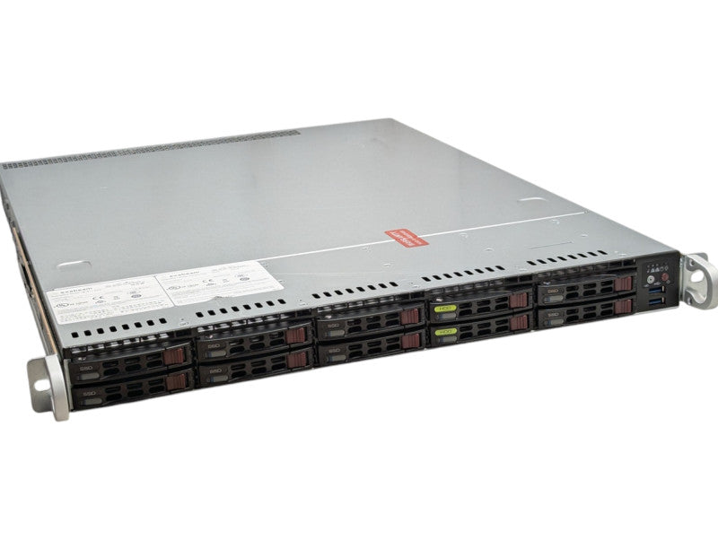 Supermicro 1U CSE-112 X10SRW-F Intel Xeon E5-1650 v4 @ 3.60Ghz 32GB RAM  -