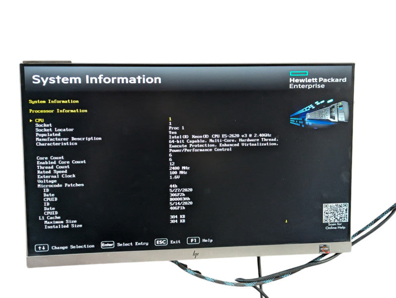 HP DL360 Gen9 Intel Xeon E5-2620 v3 @ 2.40Ghz 64GB RAM P440ar RAID  -