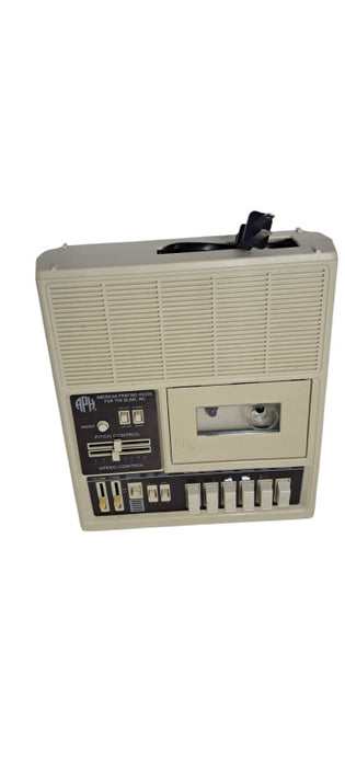American Printing House 5198A Variable Speed Cassette Deck Tape Recorder Q