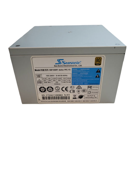 Seasonic SSP-550RT (550W PSU) Active PFC F3 80 Plus GOLD Q%