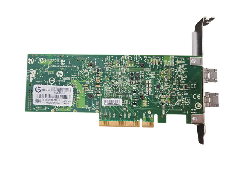 HP 652503-B21 530SFP+ 10GB 2-Port NIC 656244-001 652501-001 Both brackets !