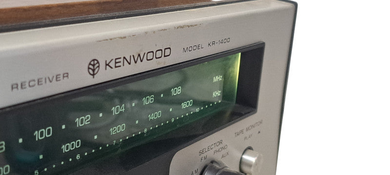 Vintage Kenwood KR-1400 Solid State AM/FM Stereo Receiver