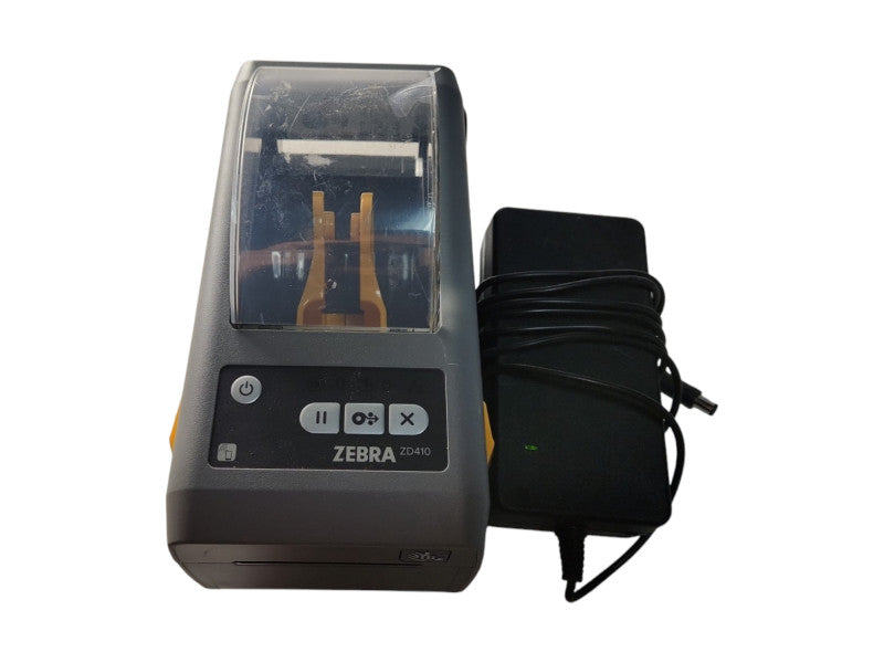Zebra ZD410 Direct Thermal Label Printer USB Bluetooth w/ AC Adapter