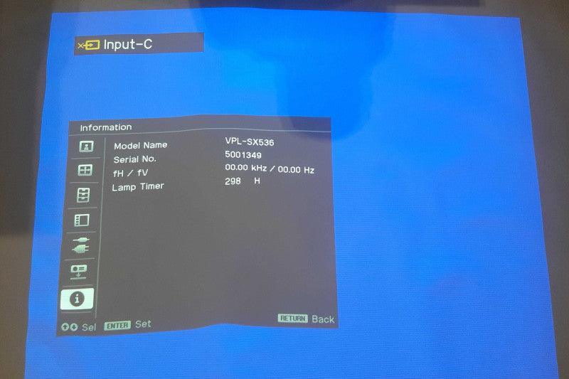 Sony VPL-SX536 Ultra Short Throw LCD Projector, HDMI, 298Hrs Q