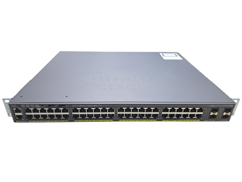 Cisco WS-C2960X-48FPS-L V02 | 48 Port Gigabit PoE+ 740W Switch | 4x SFP
