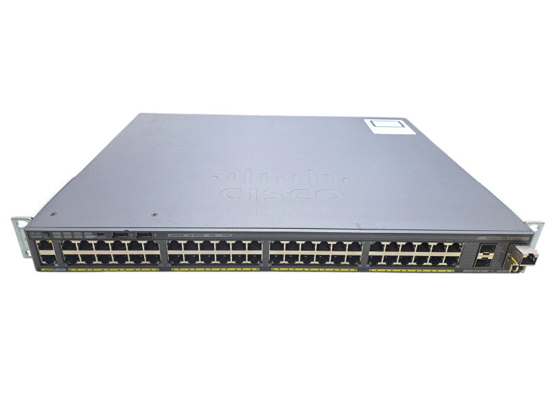 Cisco WS-C2960X-48LPS-L V01 | 48-Port Gigabit PoE+ 370W Switch | 4x SFP