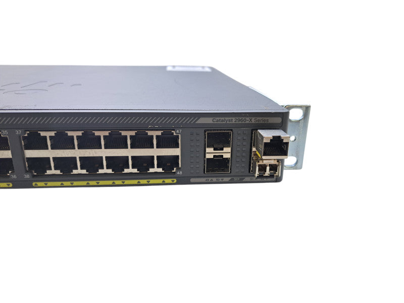 Cisco WS-C2960X-48LPS-L V01 | 48-Port Gigabit PoE+ 370W Switch | 4x SFP