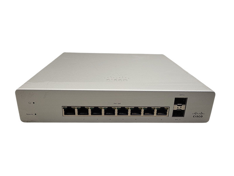 Cisco Meraki MS220-8P, 8-Port Gigabit PoE Network Switch, UNCLAIMED Q$