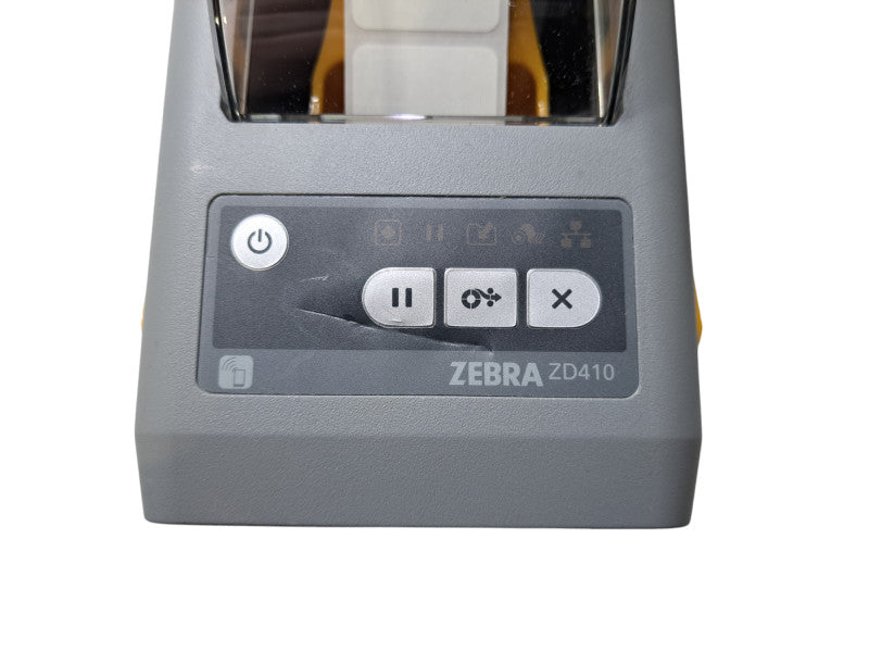 Zebra ZD410 Direct Thermal Label Printer USB Bluetooth w/ AC Adapter *READ*