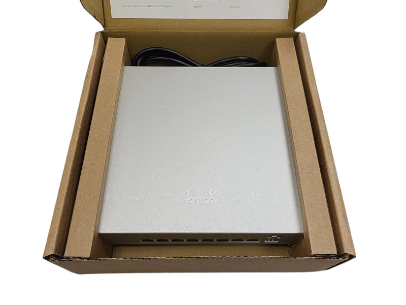 New Cisco Meraki MS220-8P, 8-Port Gigabit PoE Network Switch Q$