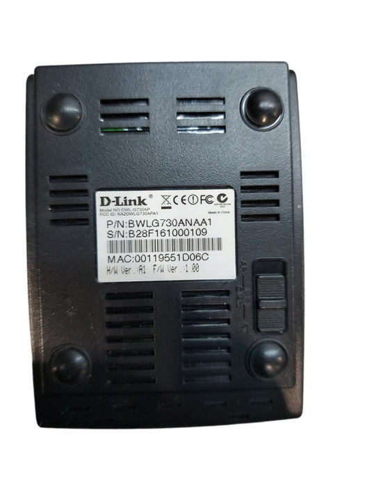D-Link DWL-G730AP 2.4GHz 802.11g High Speed Wireless Pocket Router