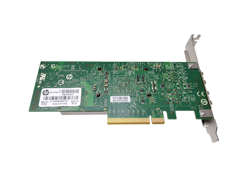 HP 530SFP+ Dual Port 10Gb SFP+ Ethernet Adapter | 652501-001