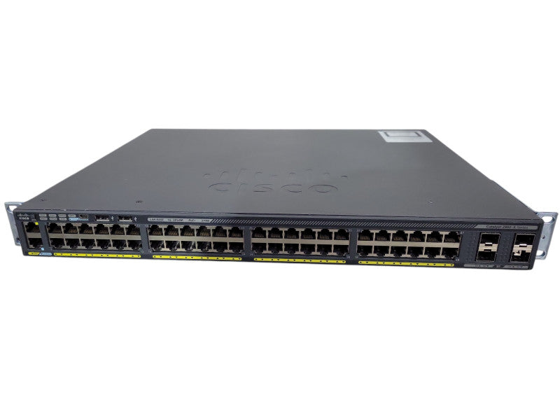 Cisco WS-C2960X-48LPS-L V04 | 48-Port Gigabit PoE+ 370W Switch | 4x SFP !