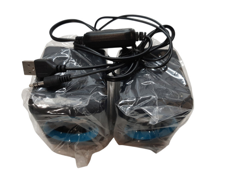 Hotmai Multimedia Speakers HT-208, USB/3.5mm Jack 3W 4ohms