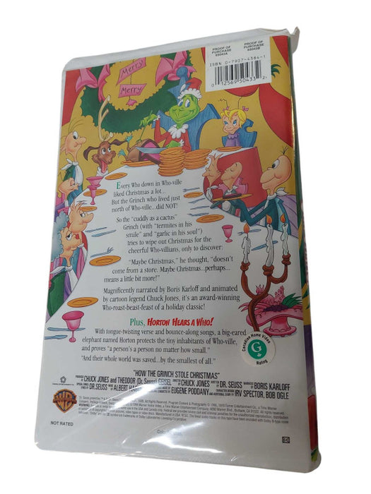 Dr.Seuss' How the Grinch Stole Christmas! on VHS  =