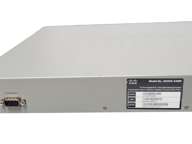 Cisco SG500-52MP-K9 48-Port Gigabit Ethernet PoE+ Switch _
