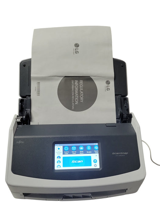 Fujitsu Scansnap iX1500 Image Document Scanner With Power Supply _