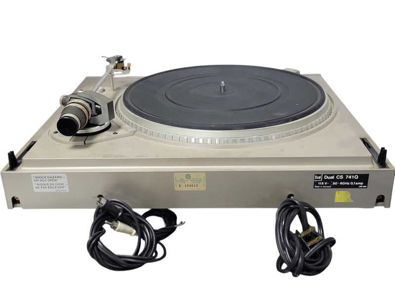 Dual CS 741 Q ULM Series Quartz Electronic Direct Drive Turntable Player, SEE _