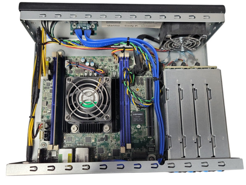 Datto S4B1 Xeon D-2123IT SR3ZW 2.2GHz, 8GB, 4x 2.5" HDD Trays, READ _