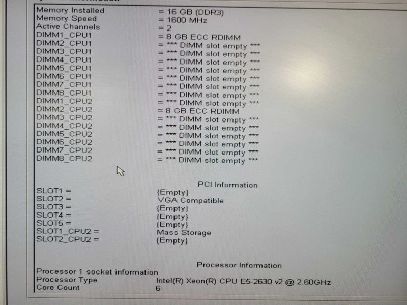 Dell Precision T7610 - 2x Xeon E5-2630 v2 | 16GB RAM | NO GPU | 1300W PSU !
