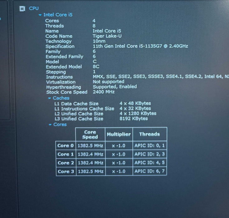 Dell Latitude 3420 Intel Core i5-1135G7@2.4GHz 16GB DDR4 RAM 256GB NVMe SSD Q Lap200