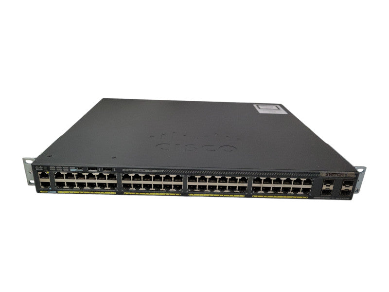 Cisco WS-C2960X-48LPS-L V02 | 48-Port Gigabit PoE Switch | 4x SFP Q%