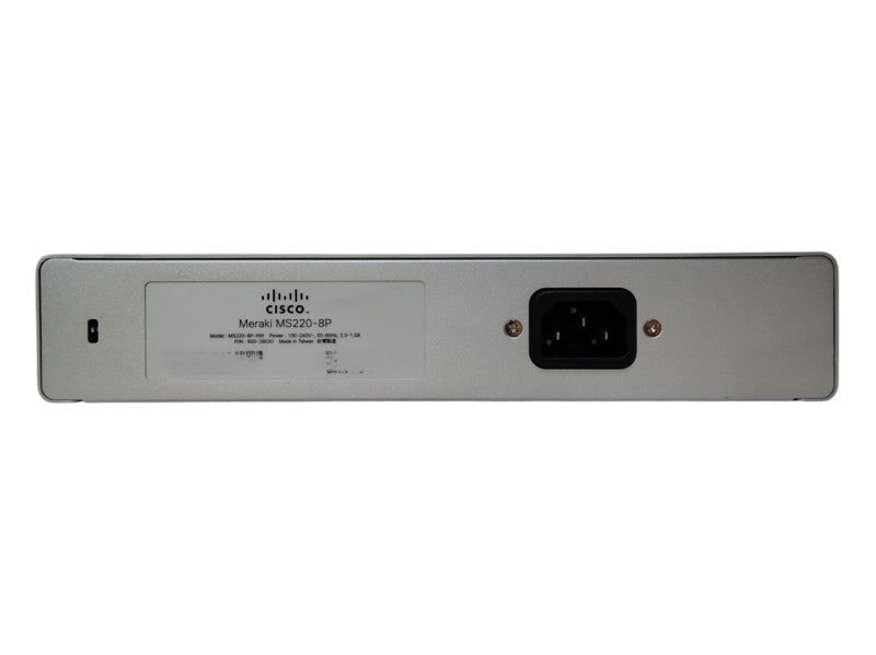 Cisco Meraki MS220-8P, 8-Port Gigabit PoE Network Switch, UNCLAIMED Q