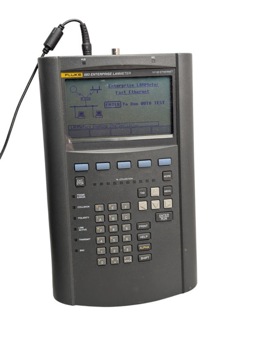 Fluke 683 Enterprise LanMeter 10/100 Ethernet Please READ  -
