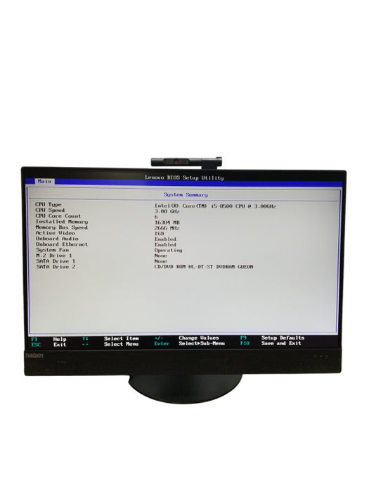Lenovo ThinkCentre M920z 23.8" FHD Touchscreen i5-8500@3.0GHz 16GB NO HDD/SSD