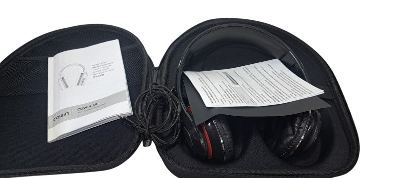 COWIN E8 Active Noise Cancelling Bluetooth Wireless Headphone - Black/Gold